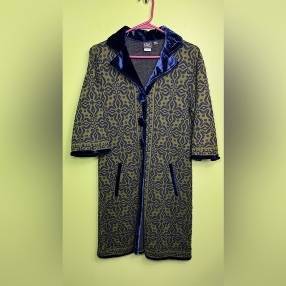 COVELO silk/wool/cotton long cardigan size S